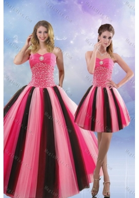 Beautiful 2015 Beading Quinceanera Dresses in Multi Color