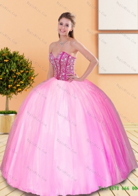 New Style Beading Sweetheart Quinceanera Gown for 2015 Spring