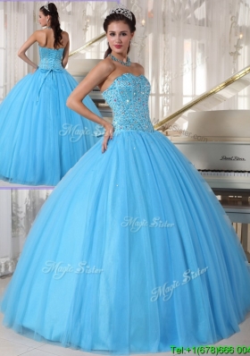 Modern Sweetheart Ball Gown Beading Plus Size Quinceanera Dresses