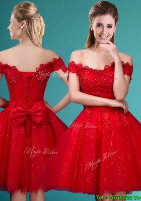 red dama dress