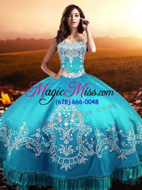 Dynamic Sweetheart Sleeveless Taffeta Quinceanera Gown Beading and Appliques Lace Up