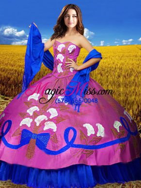 Fabulous Multi-color Sleeveless Taffeta Lace Up Vestidos de Quinceanera for Military Ball and Sweet 16 and Quinceanera