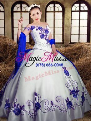 Enchanting Sweetheart Sleeveless Taffeta Quinceanera Dress Embroidery Lace Up