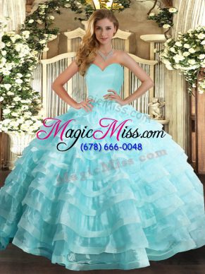 Popular Apple Green Quince Ball Gowns Military Ball and Sweet 16 and Quinceanera with Ruffled Layers Sweetheart Sleeveless Lace Up