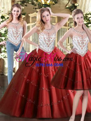 Lovely Sleeveless Zipper Floor Length Beading Quince Ball Gowns