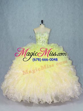 Stylish Floor Length Ball Gowns Sleeveless Multi-color Quinceanera Gown Lace Up