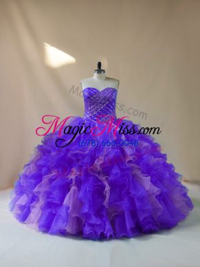 Customized Halter Top Sleeveless Lace Up 15 Quinceanera Dress Multi-color Organza