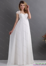 2015 Inexpensive Sweetheart Wedding Dress with Floor length