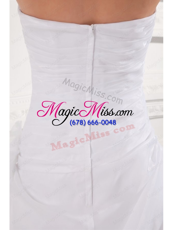 wholesale court train elegant a line sweetheart wedding dress with pick ups