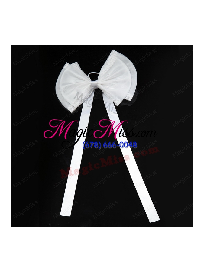 wholesale the butterfly tire white sash bowknot for outdoor