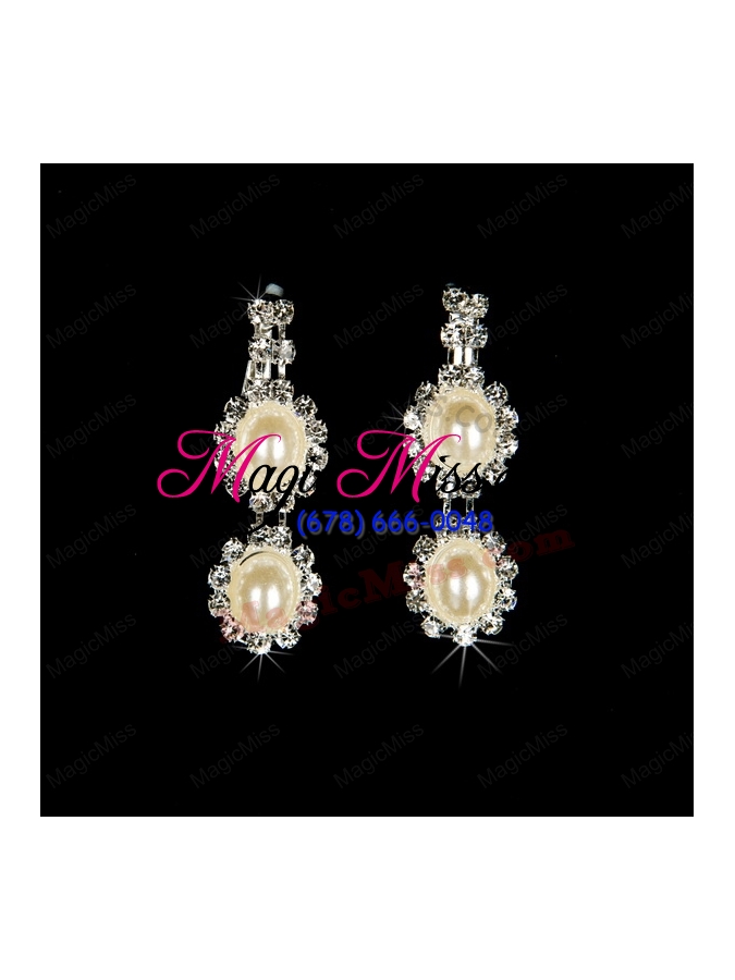 wholesale mysterious alloy pearl rhinestone ladies' jewelry sets