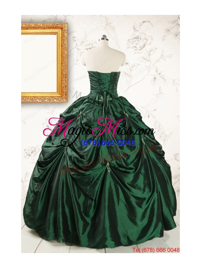 wholesale 2015 brand new style quinceanera dresses with appliques