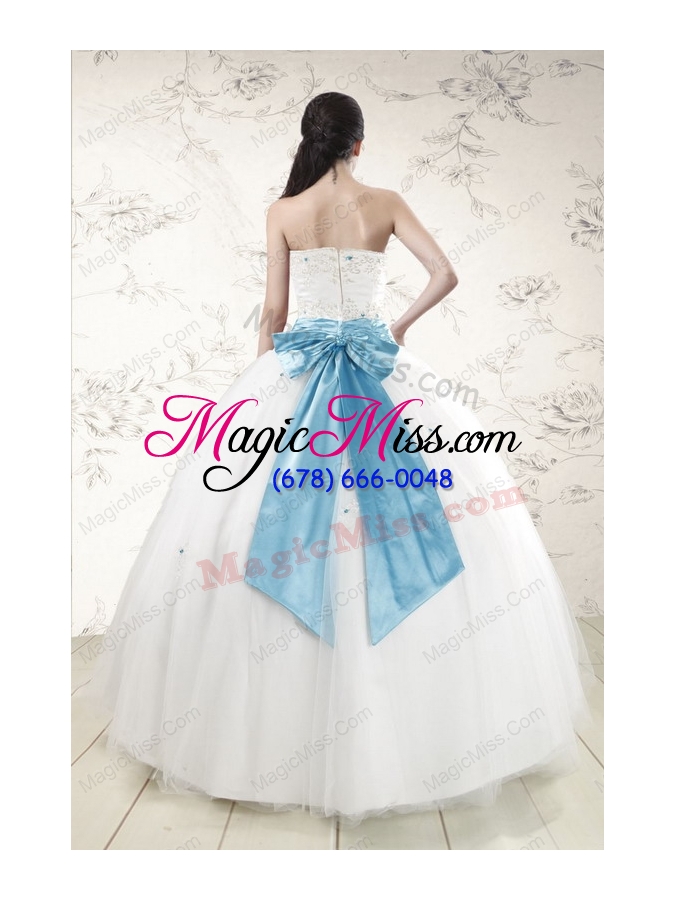 wholesale unique white quinceanera dresses with appliques