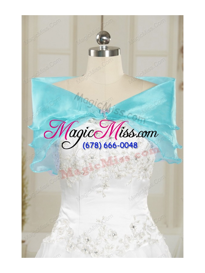 wholesale classical baby blue 2015 quinceanera dresses with embroidery