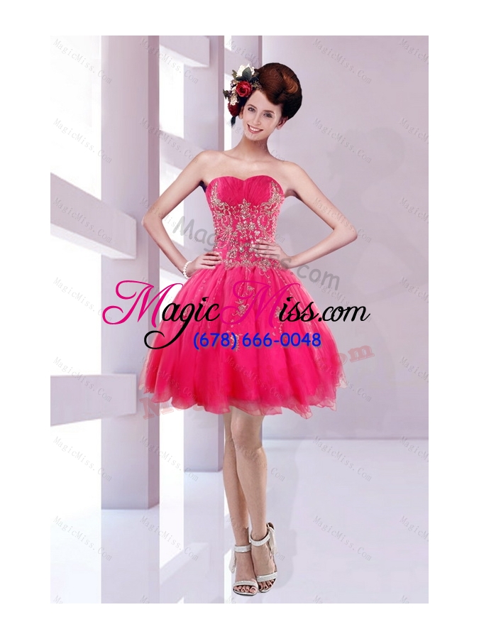 wholesale new custom made sweetheart high low prom dress for 2015