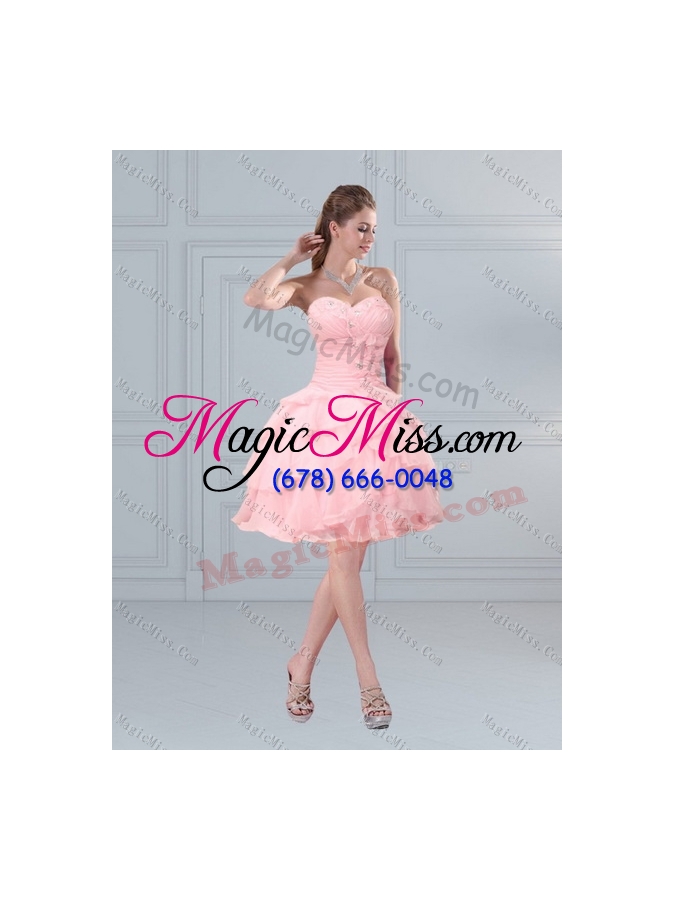 wholesale unique sweetheart beading 2015 quinceanera dresses with ruffled layers