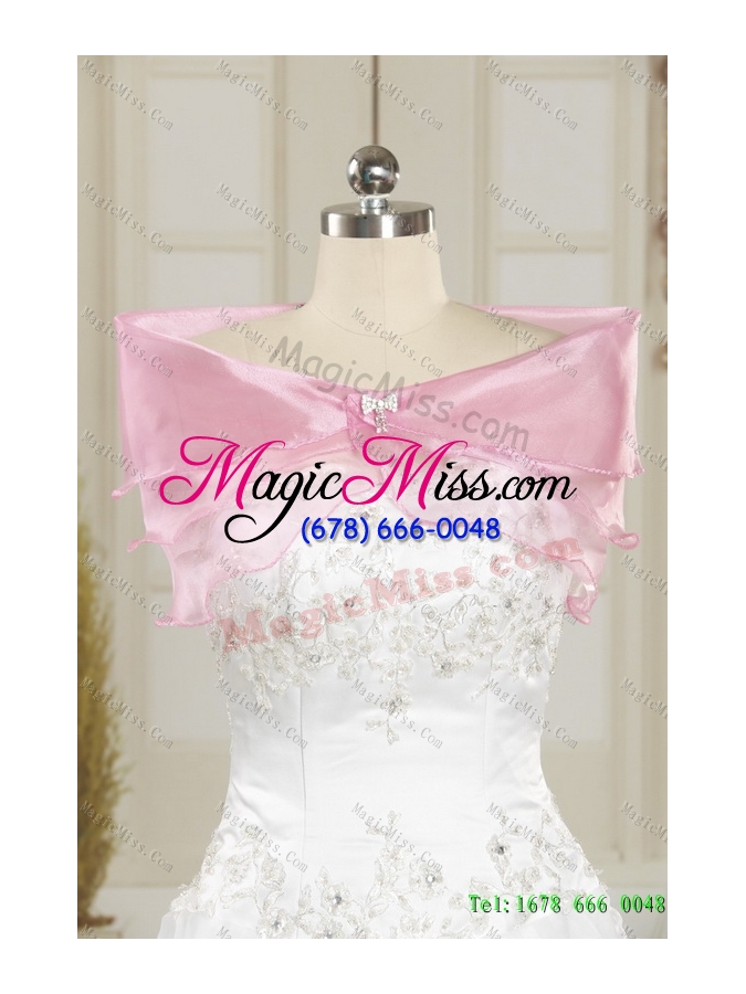 wholesale in stock ball gown beading and ruffles quinceanera dresses for 2015