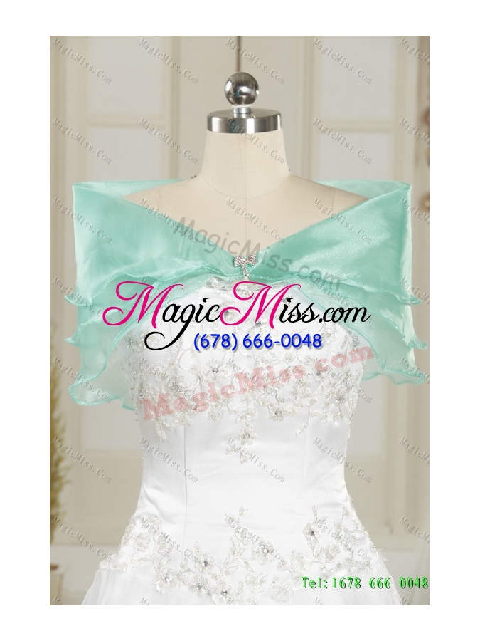 wholesale 2015 gorgeous sweetheart quinceanera dresses with ruffles and pick ups