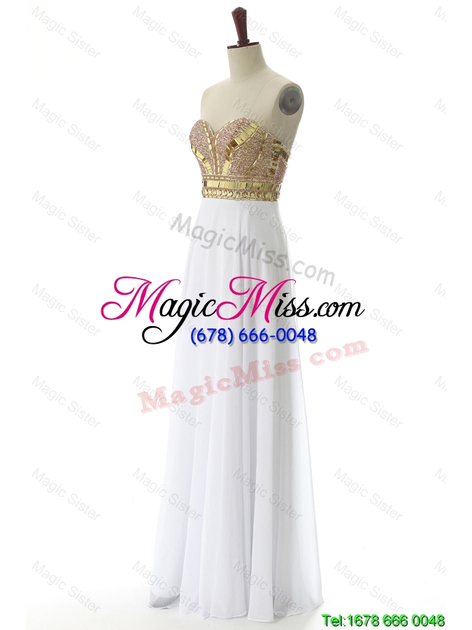 wholesale vintage empire sweetheart custom made prom dresses with beading and sequins