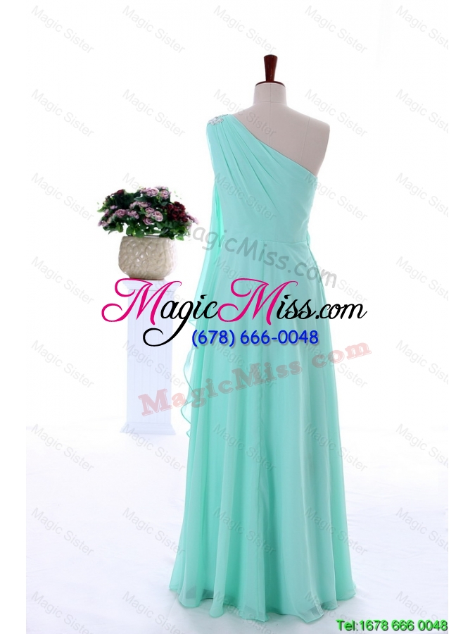 wholesale unique empire beaded prom dresses in apple green