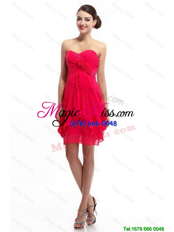 wholesale luxurious hand made flowers prom dresses with sweetheart