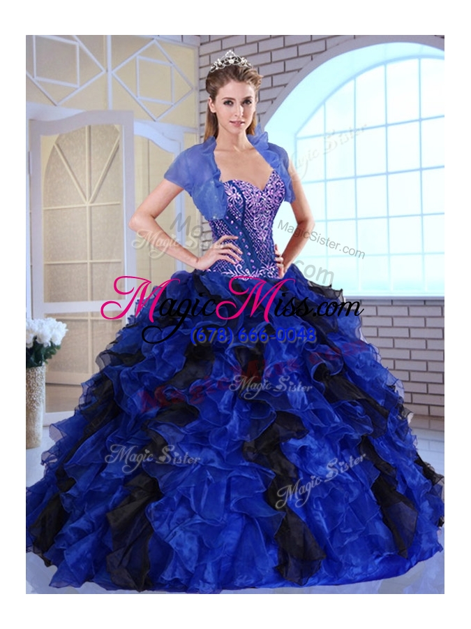 wholesale unique ball gown appliques and ruffles sweet 16 dresses for fall