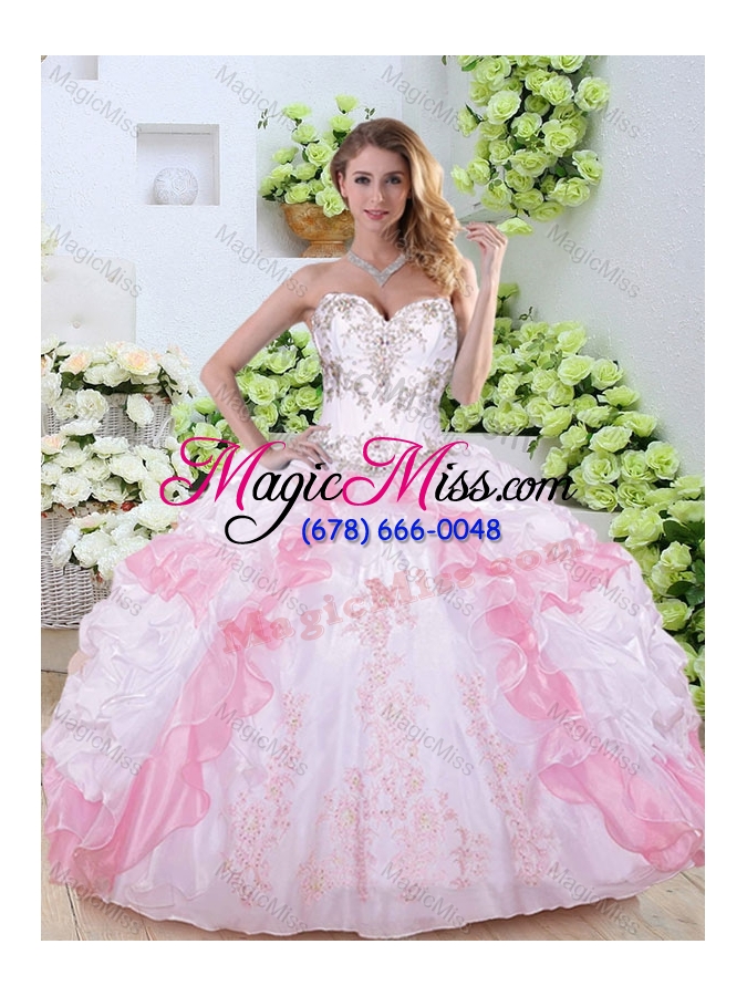 wholesale pretty sweetheart quinceanera dresses with beading and pick ups