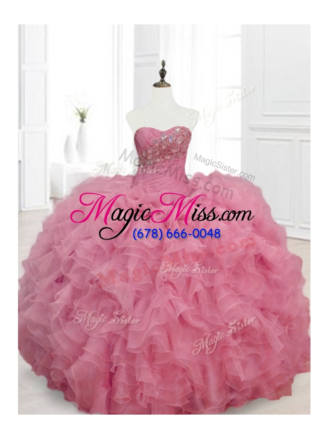 wholesale in stock ball gown sweetheart quinceanera dresses with beading