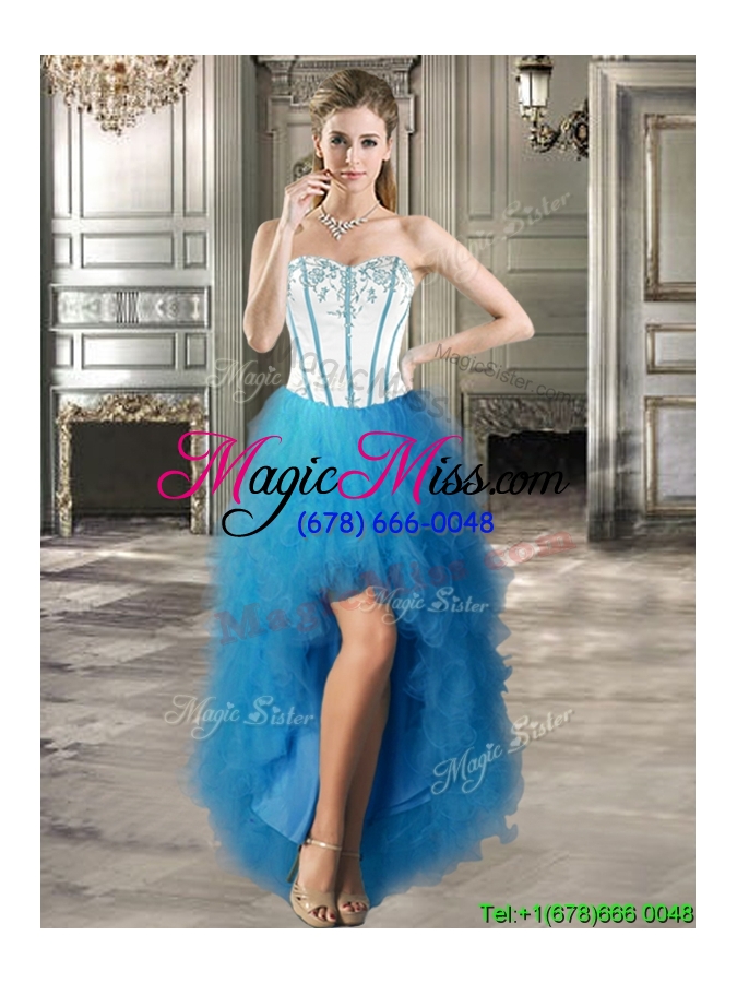 wholesale new style big puffy detachable quinceanera dresses with beading and ruffles