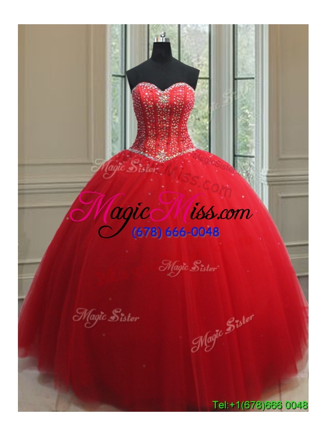 wholesale best selling puffy skirt visible boning beaded bodice quinceanera dress