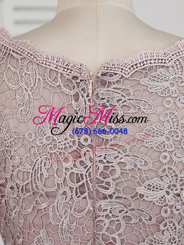 wholesale half sleeves brush train zipper beading and lace and appliques mother dresses