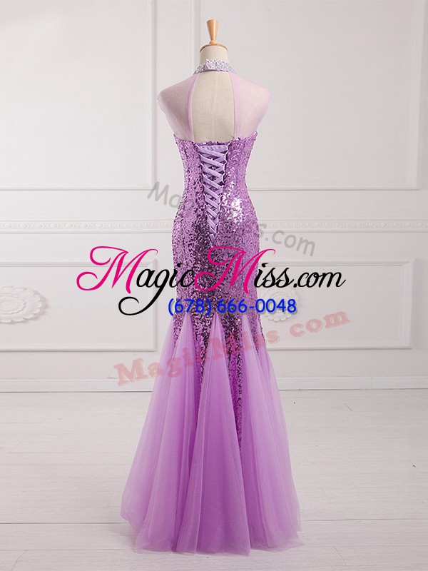 wholesale sleeveless lace up floor length beading and sequins womens evening dresses