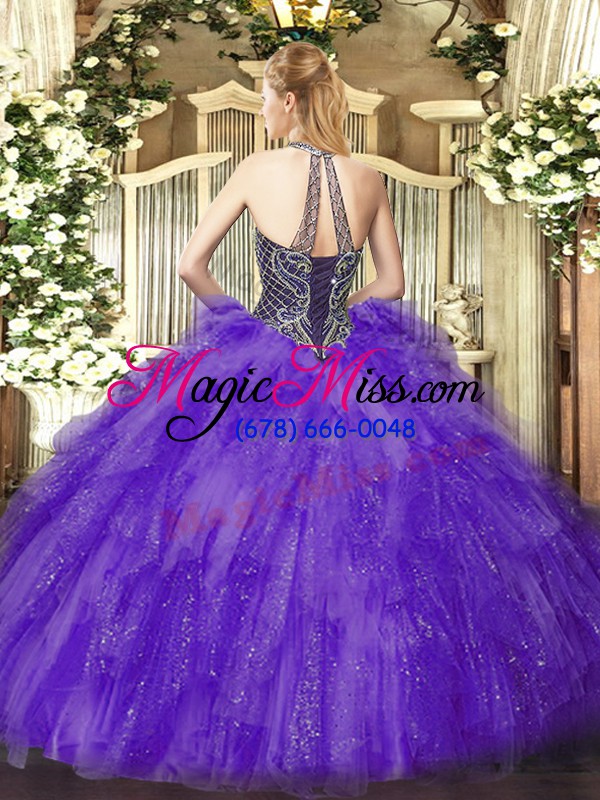 wholesale exceptional tulle sleeveless floor length sweet 16 dresses and beading