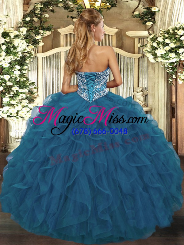 wholesale fashionable purple sweetheart lace up beading and ruffled layers quinceanera gowns sleeveless