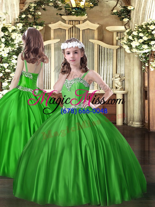 wholesale attractive green sweetheart lace up beading sweet 16 dress sleeveless