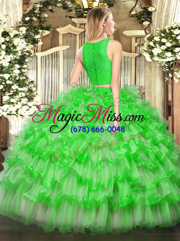 wholesale beautiful sleeveless zipper floor length ruffled layers sweet 16 dresses