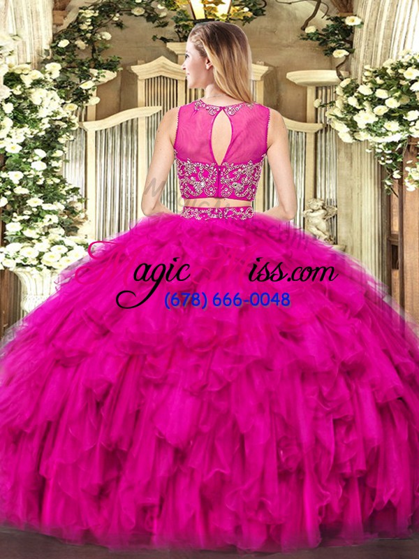 wholesale purple sleeveless tulle zipper 15th birthday dress for military ball and sweet 16 and quinceanera