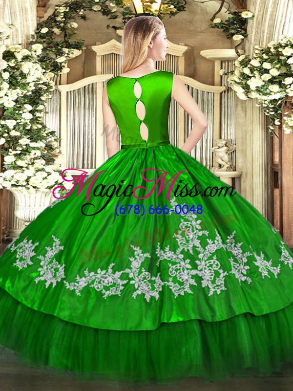 wholesale colorful sleeveless embroidery clasp handle quinceanera dresses