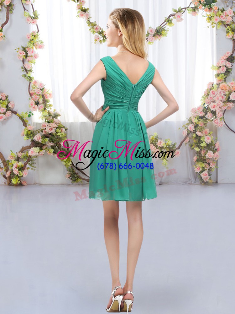 wholesale traditional mini length empire sleeveless wedding guest dresses zipper