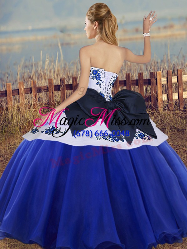 wholesale floor length white and purple quinceanera gown sweetheart sleeveless lace up