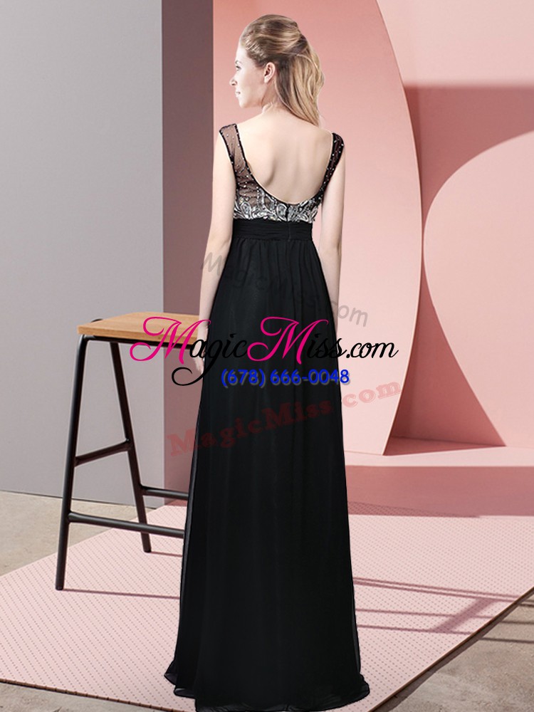 wholesale purple backless scoop beading homecoming dress chiffon sleeveless