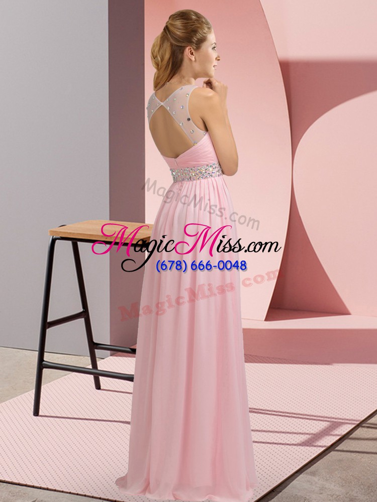 wholesale chic sleeveless beading backless