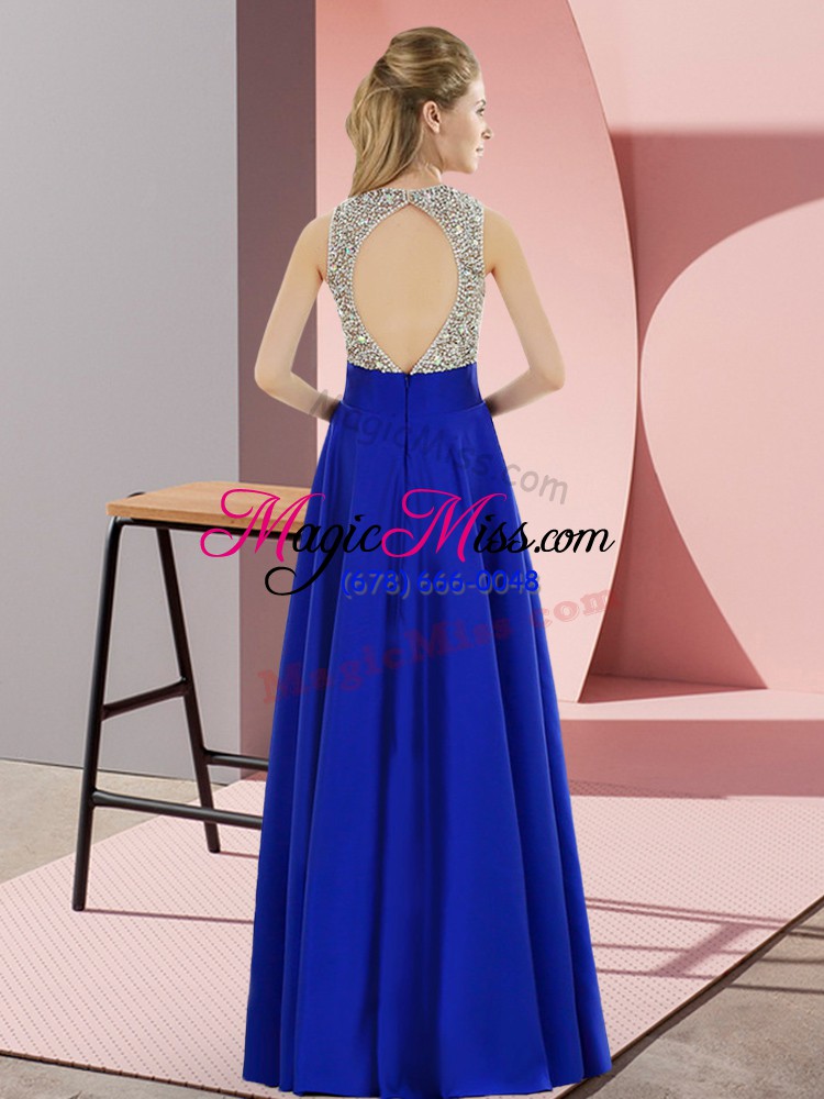 wholesale rust red scoop neckline beading cocktail dress sleeveless backless