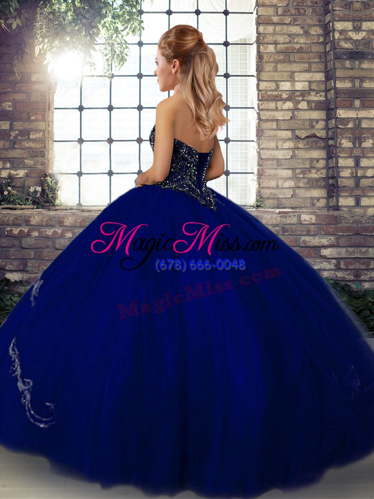 wholesale brown sleeveless tulle lace up quince ball gowns for military ball and sweet 16 and quinceanera