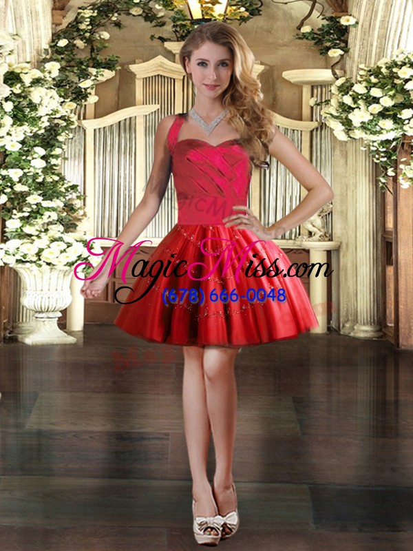 wholesale red lace up sweet 16 dresses appliques sleeveless floor length