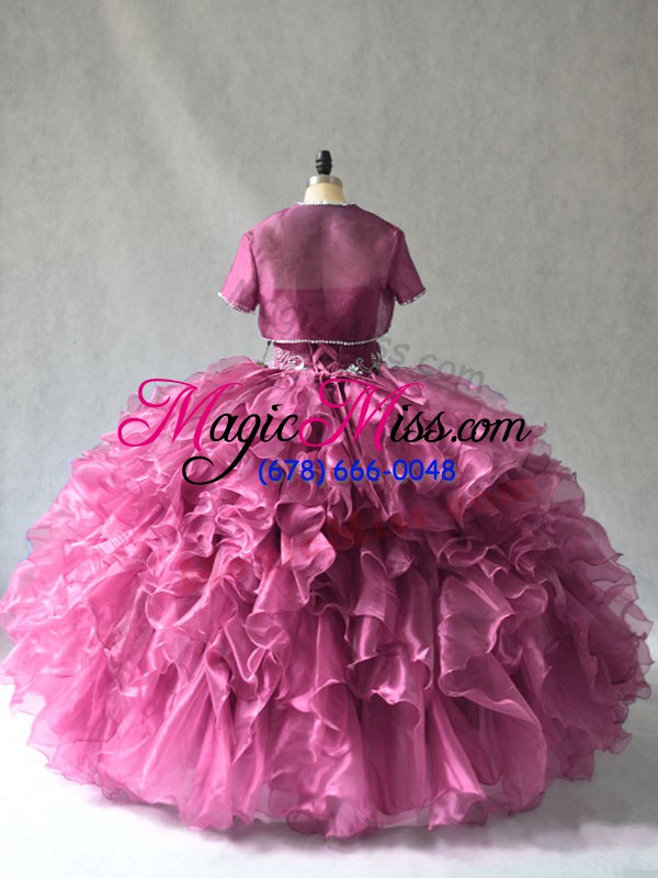 wholesale modest ball gowns quinceanera dress burgundy strapless organza sleeveless floor length lace up