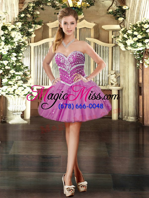 wholesale floor length lilac 15 quinceanera dress sweetheart sleeveless lace up