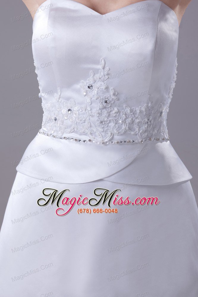 wholesale lace and beading sweetheart watteau train wedding dress