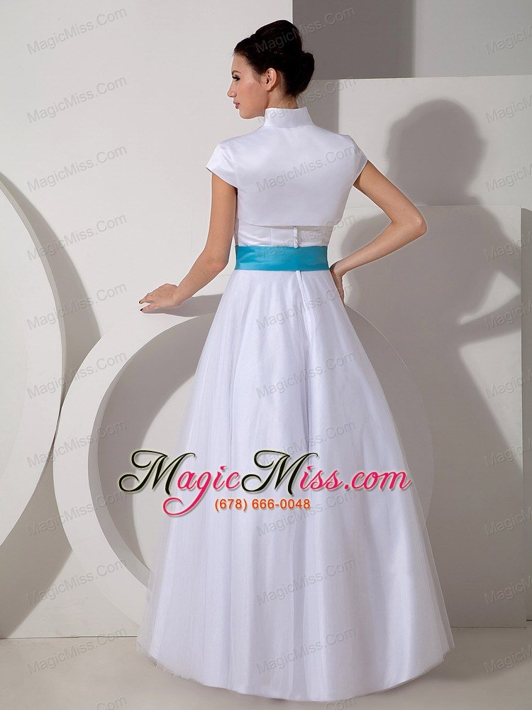 wholesale popular a-line sweetheart floor-length taffeta sash wedding dress