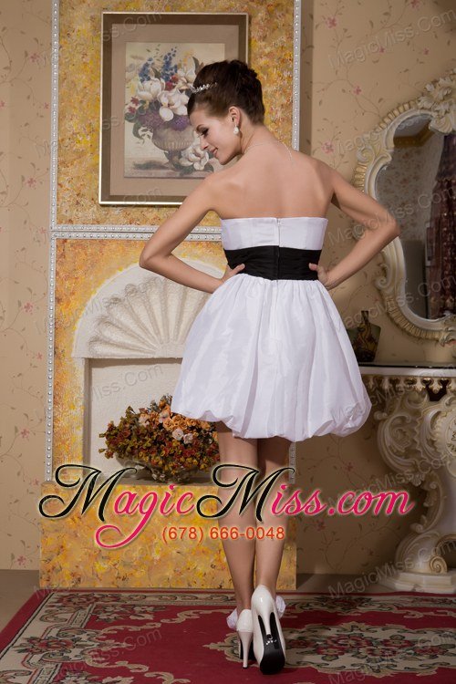 wholesale modest a-line sweetheart mini-length taffeta sash wedding dress